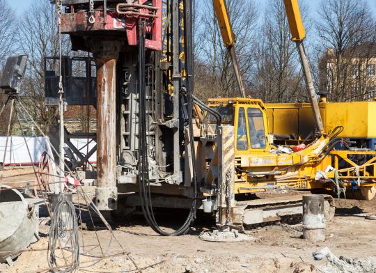 Piling Rig driven above 20 tonnes A46 course